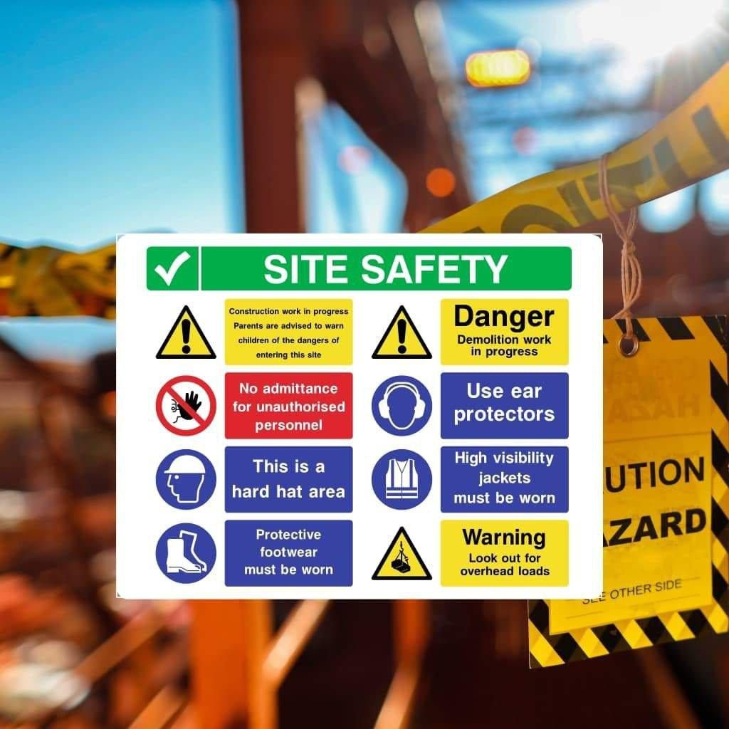 Construction Safety Message Boards - The Sign Shed