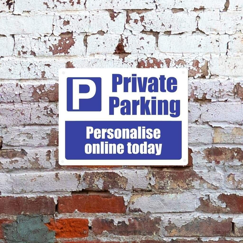 Custom parking signs - The Sign Shed