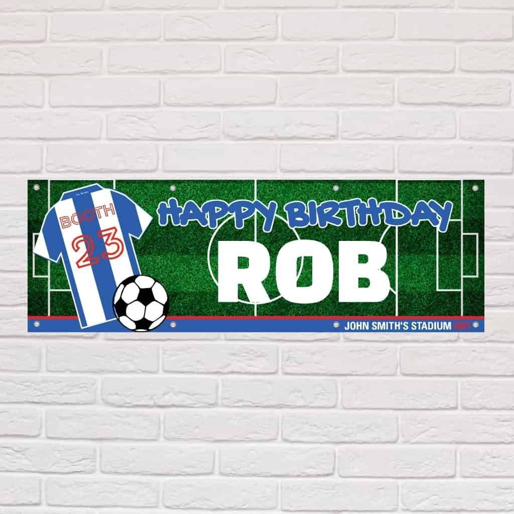 Football Birthday Party Banners - The Sign Shed