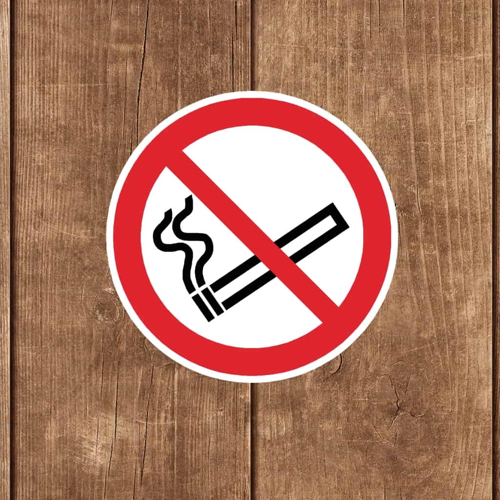 No Smoking Signs - The Sign Shed