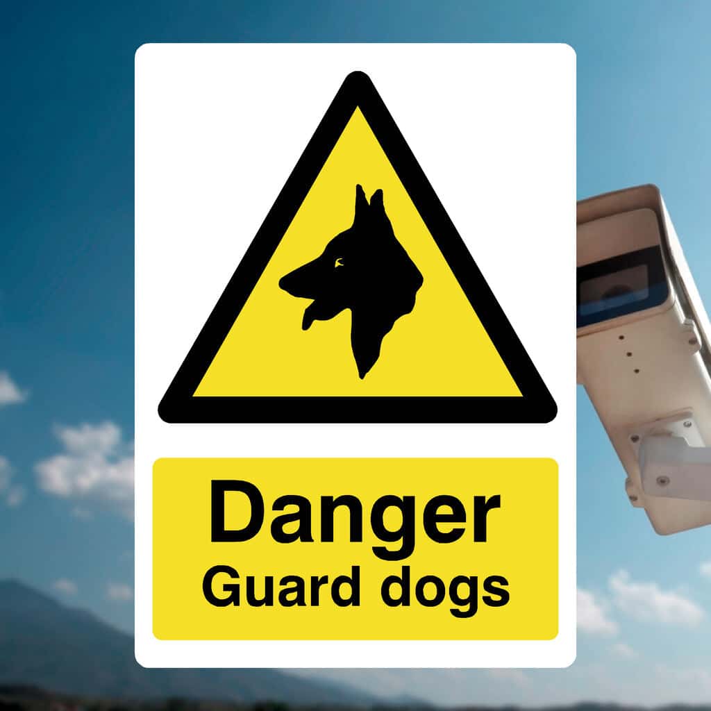 Guard Dogs Sign - The Sign Shed