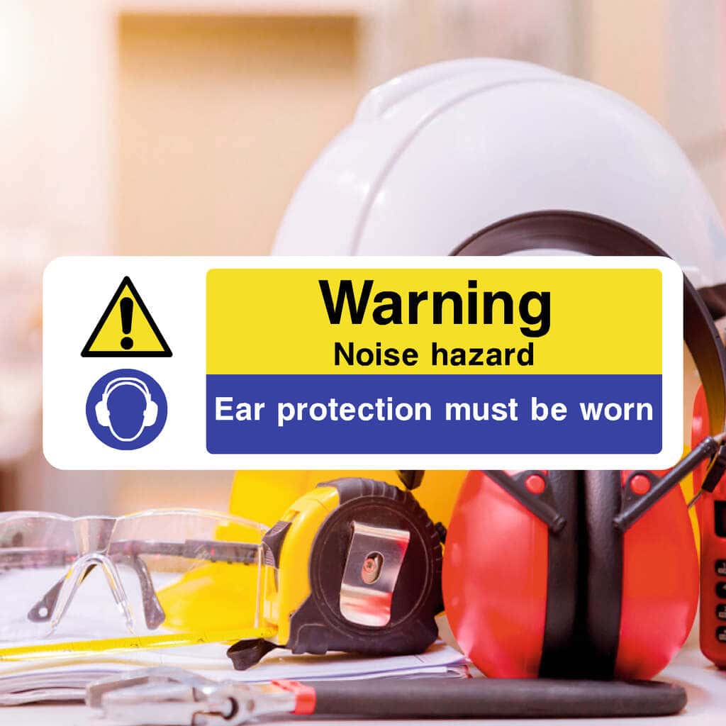 thumbnail image 2 of Construction Area All PPE Required Caution Sign, SKU: K2-4466 2 of 12