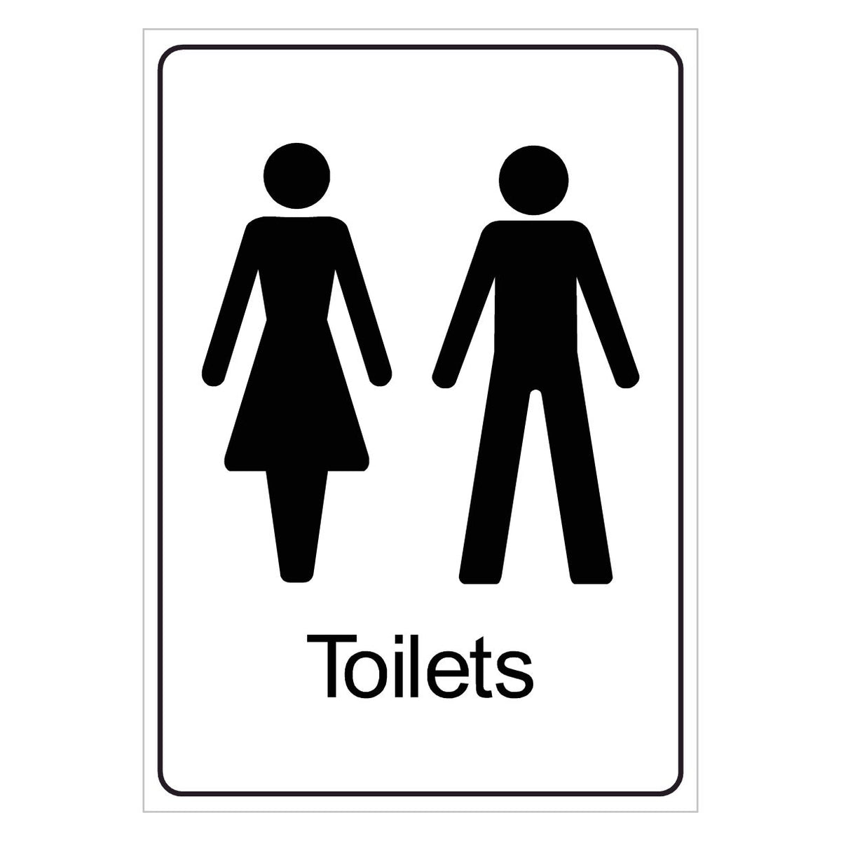 Unisex Toilets Sign | Washroom Signs
