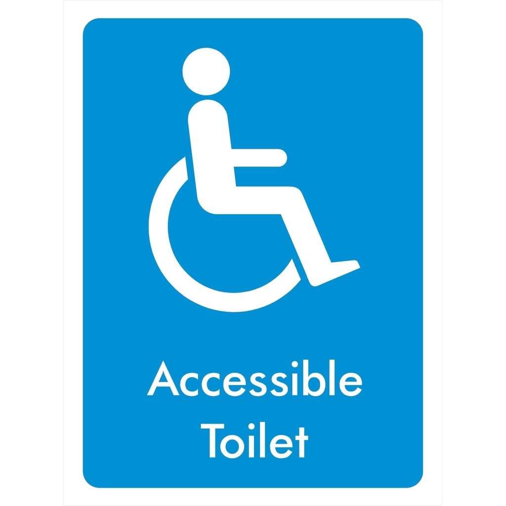 Accessible Toilet Sign - The Sign Shed