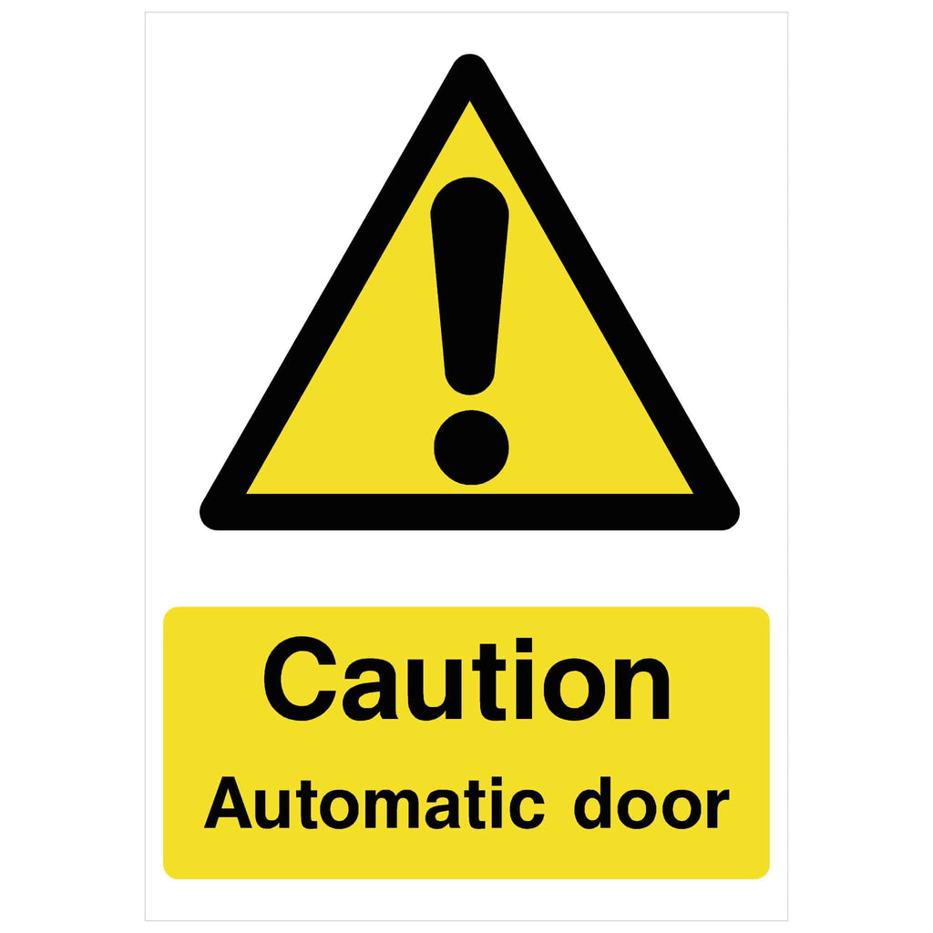 Automatic Door Sign - The Sign Shed
