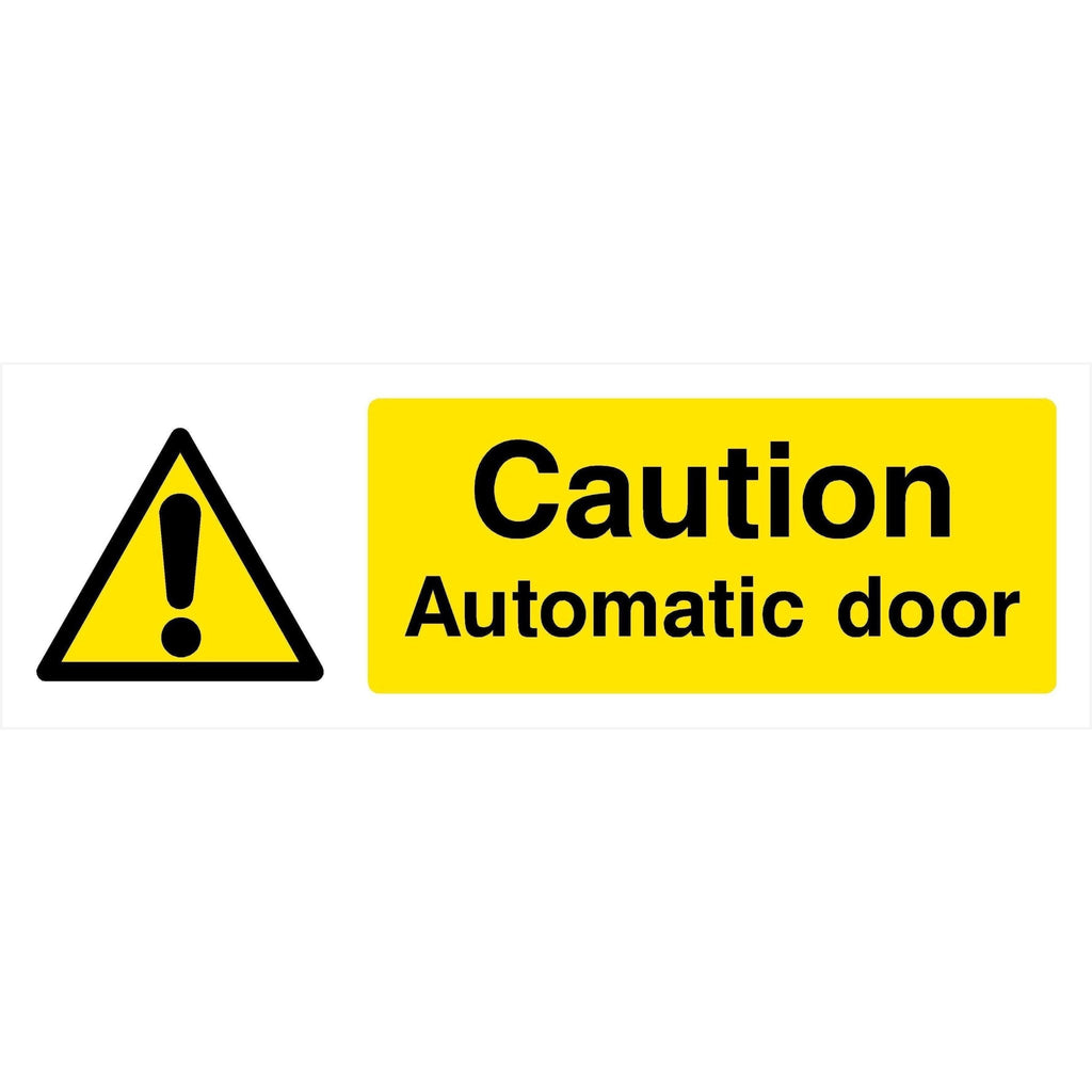 Automatic Door Sign | Landscape - The Sign Shed
