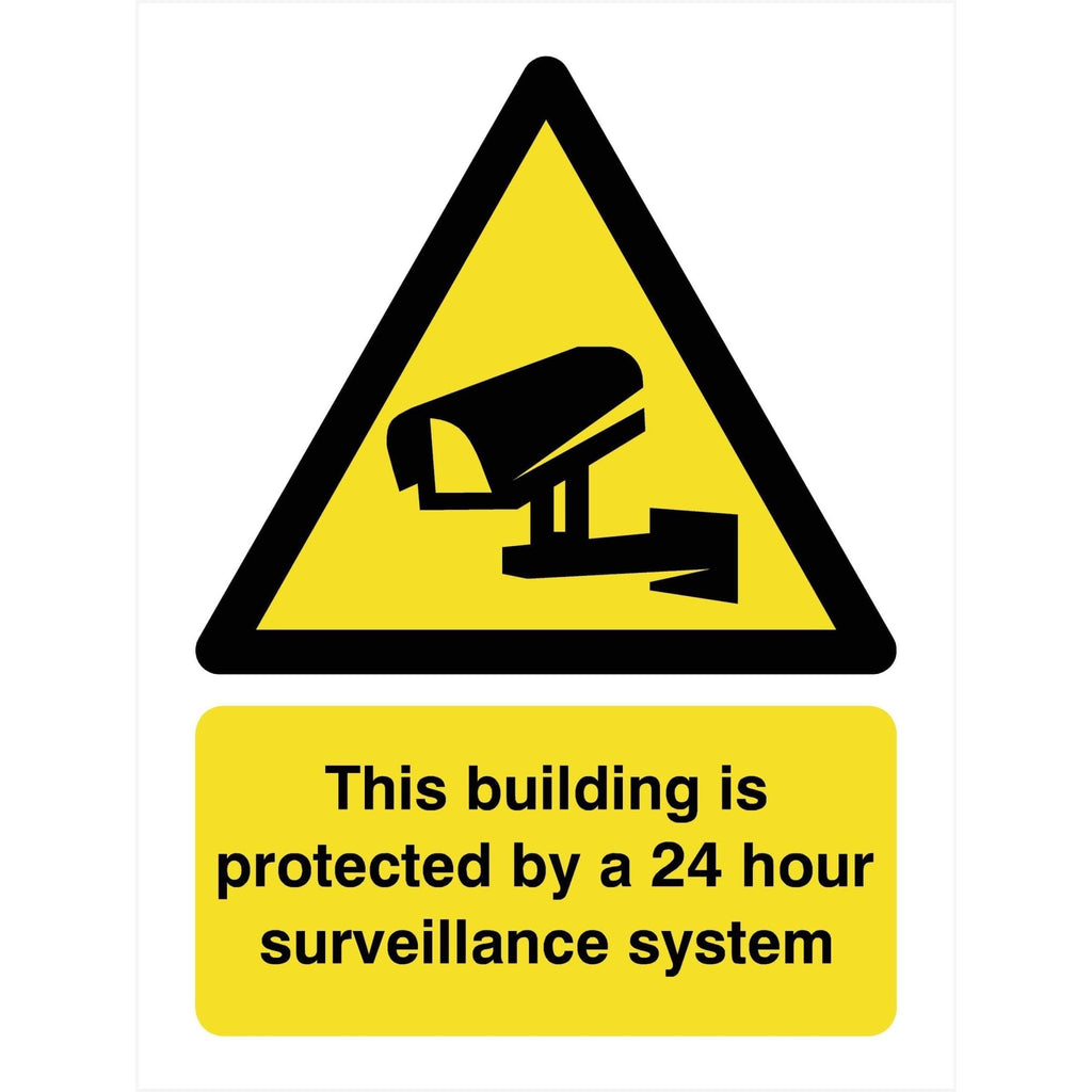 Building Is Protected Security Sign - The Sign Shed
