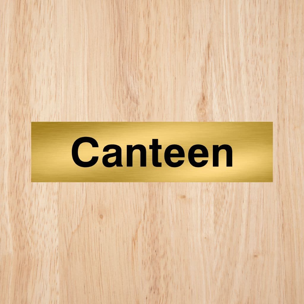 Canteen Sign - The Sign Shed