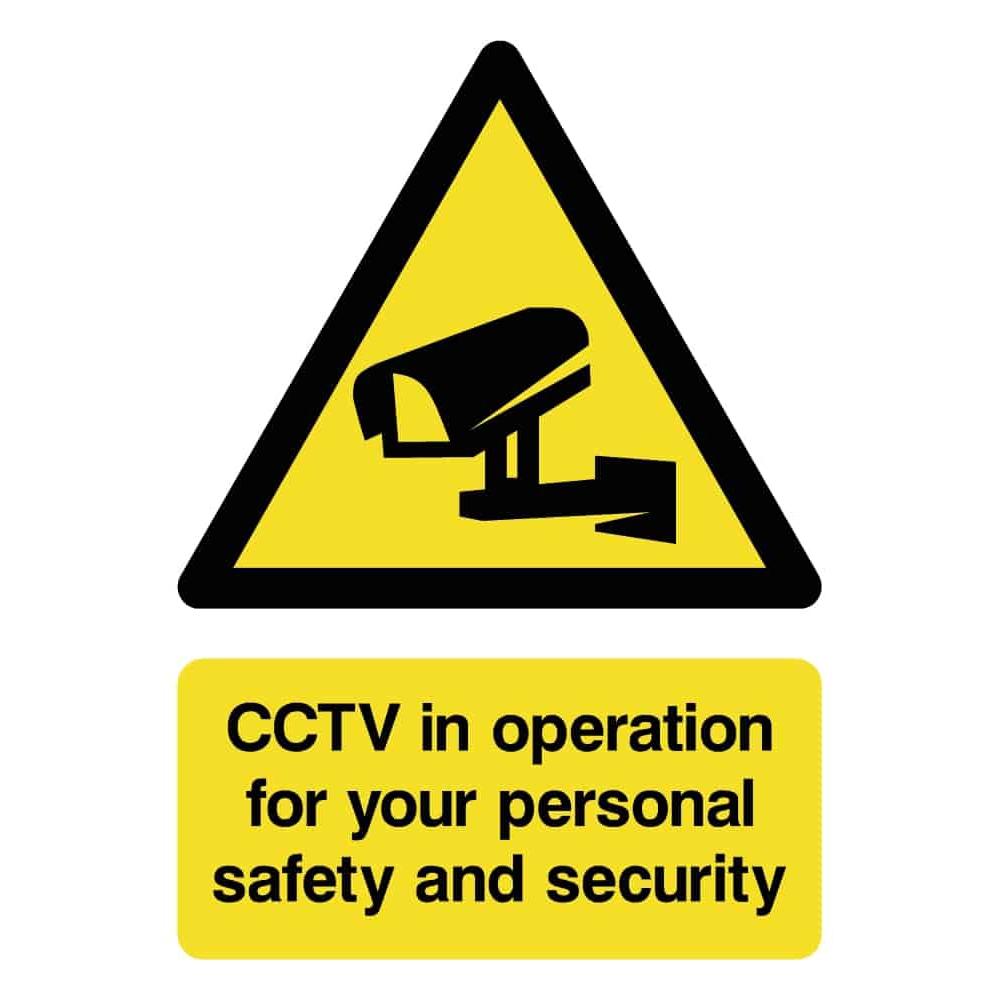 CCTV In Operation Personal Safety And Security Sign - The Sign Shed