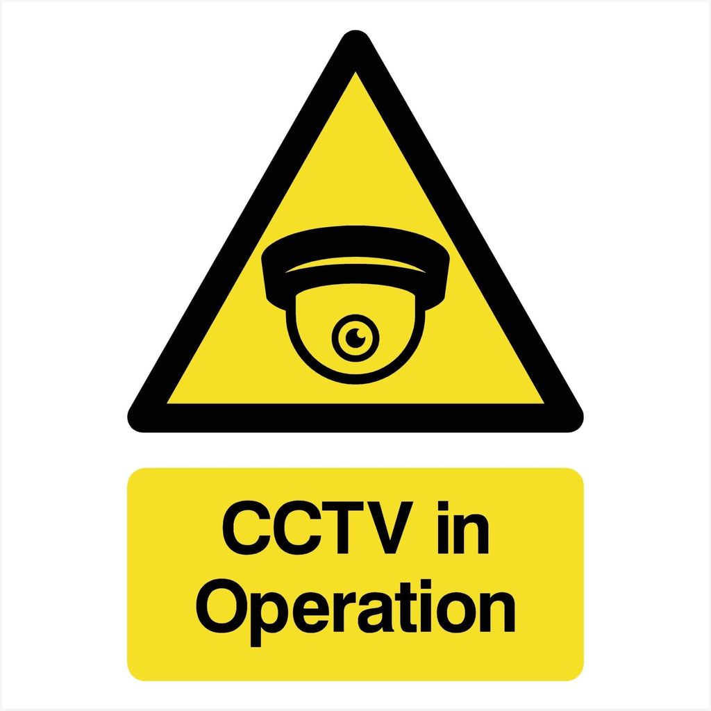 CCTV In Operation Security Sign - The Sign Shed