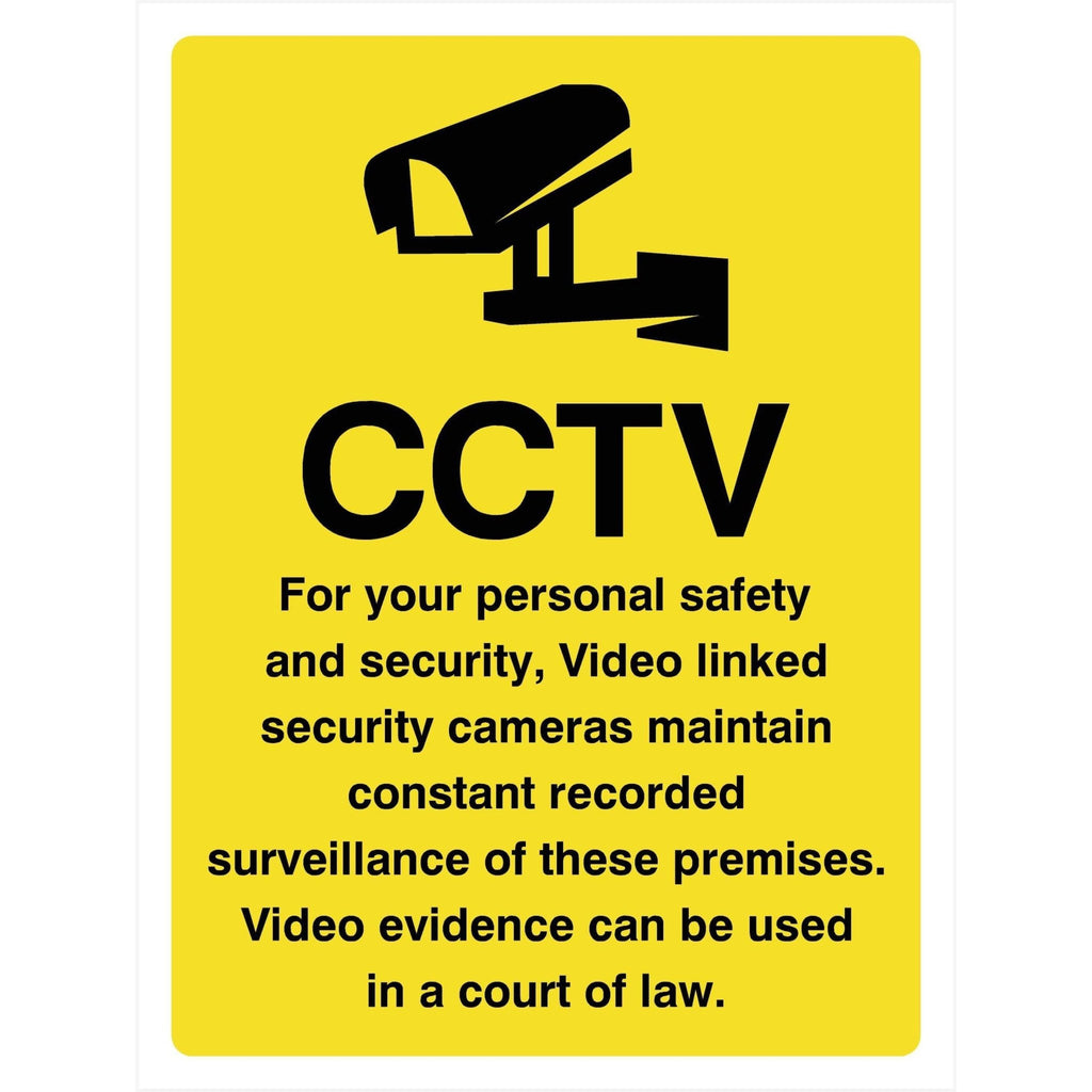 CCTV Security Sign - The Sign Shed