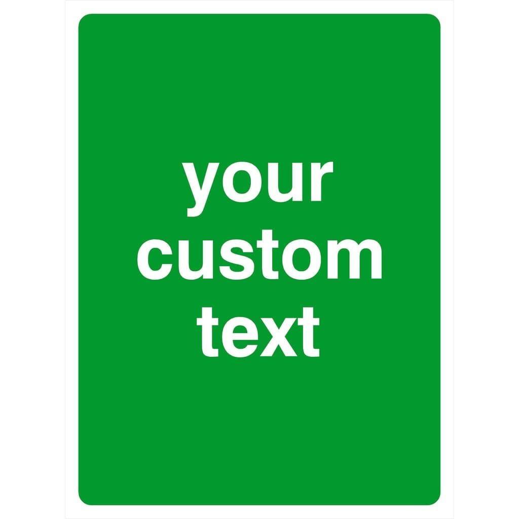 Custom Green Sign - The Sign Shed