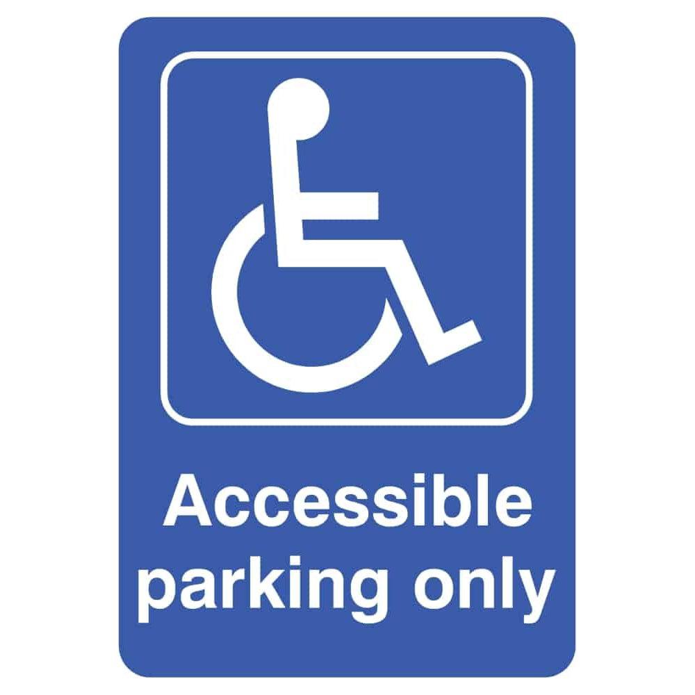 Disabled Accessible Parking Only Sign - The Sign Shed