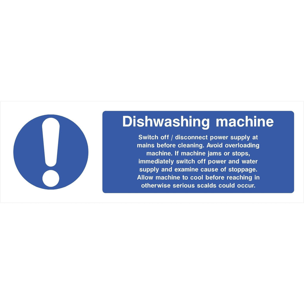 Dishwashing Machine Sign - The Sign Shed