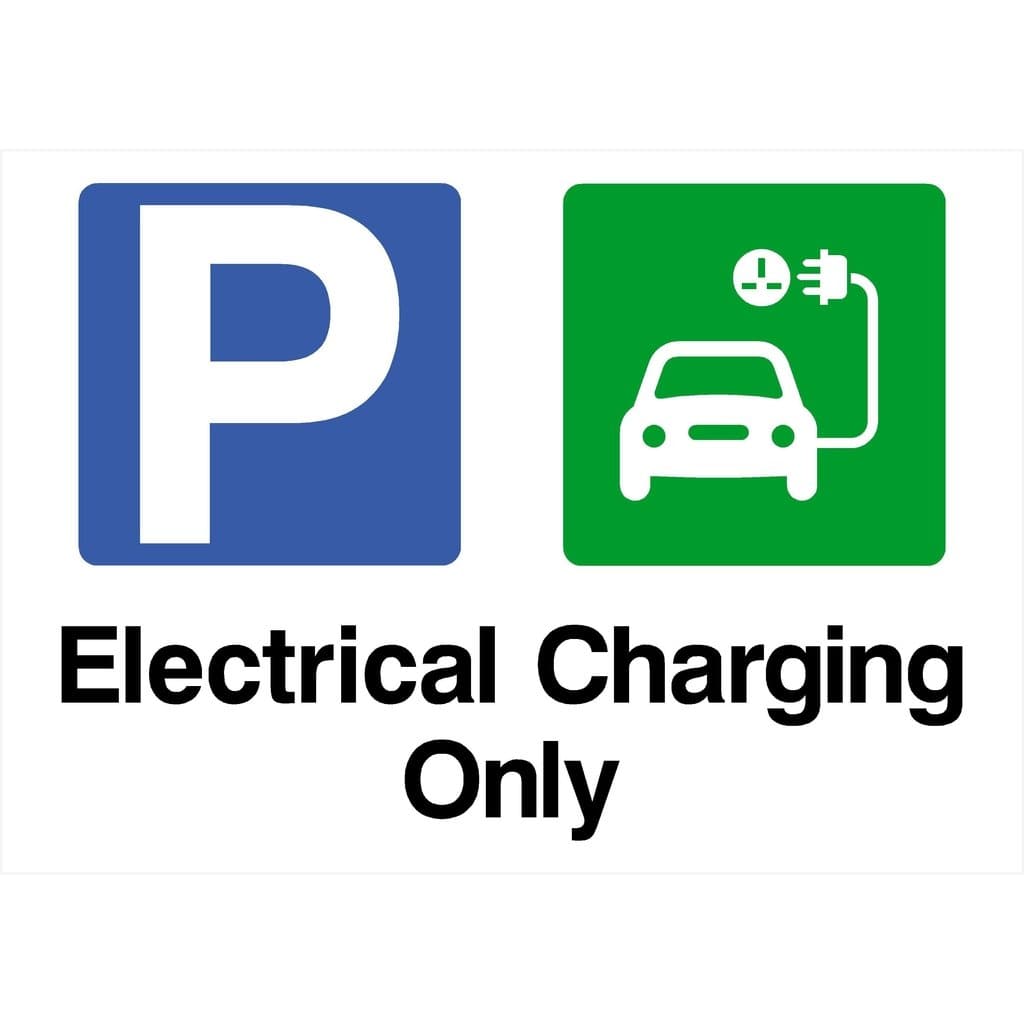 Electrical Charging Only Sign - The Sign Shed