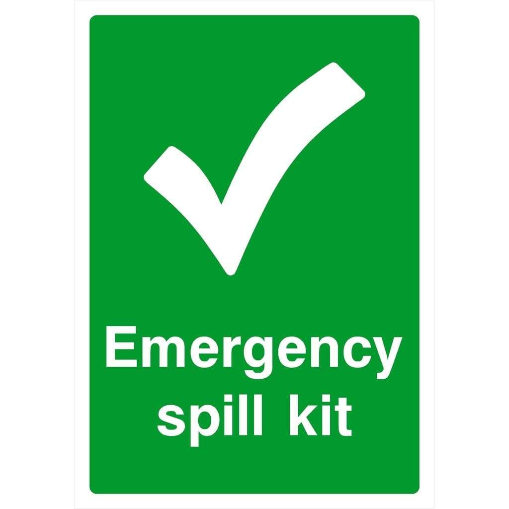 Emergency Spill Kit Sign - The Sign Shed