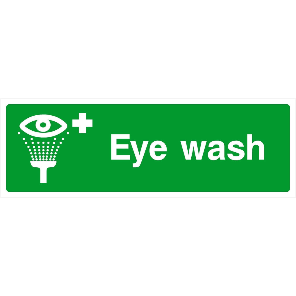 Eye Wash Sign - The Sign Shed