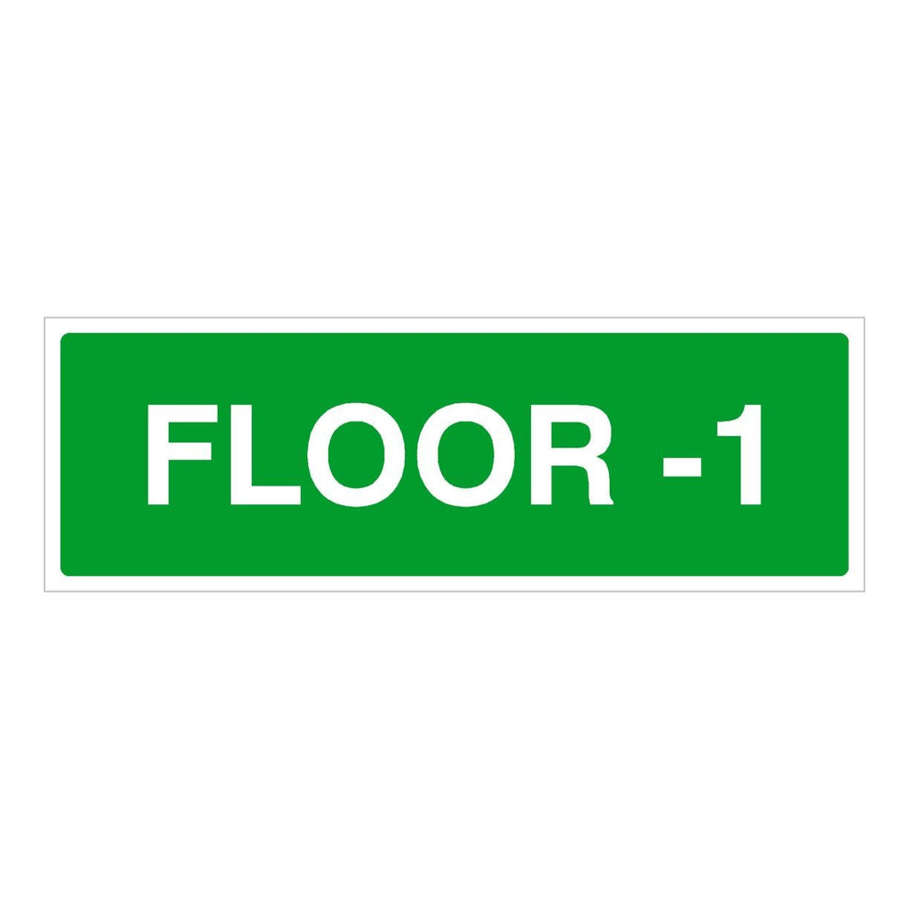 Floor -1 Identification Sign - The Sign Shed