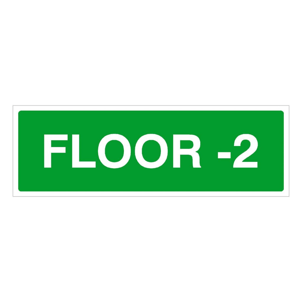 Floor -2 Identification Sign - The Sign Shed