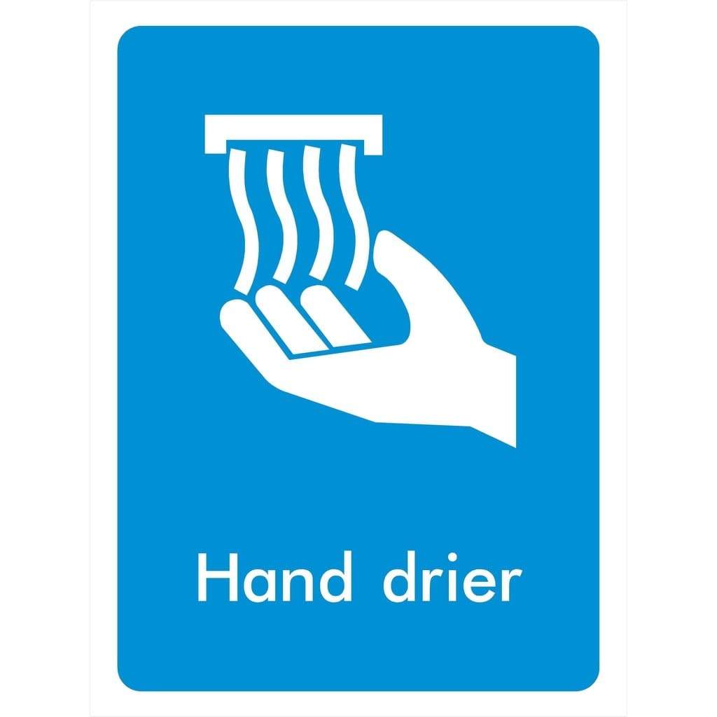 Hand Drier Sign - The Sign Shed