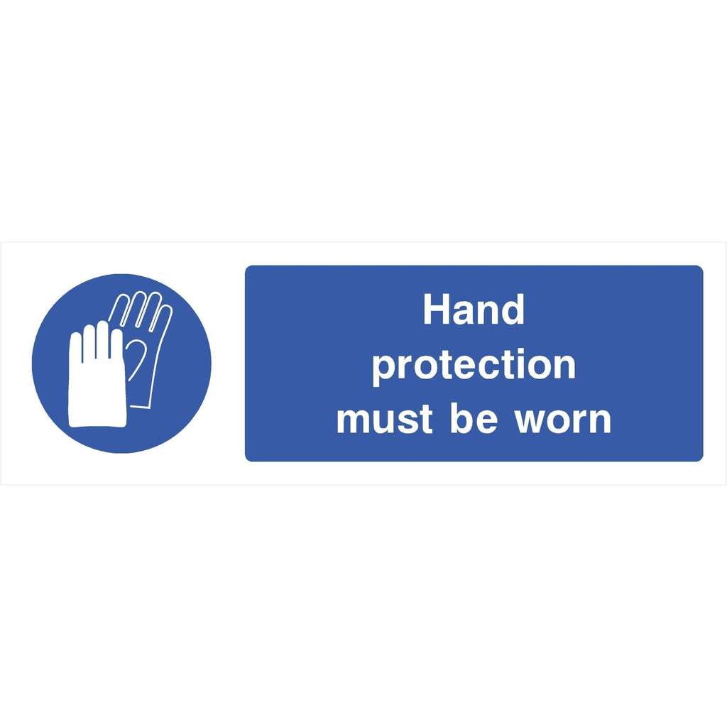 Hand Protection Must Be Worn Sign - The Sign Shed
