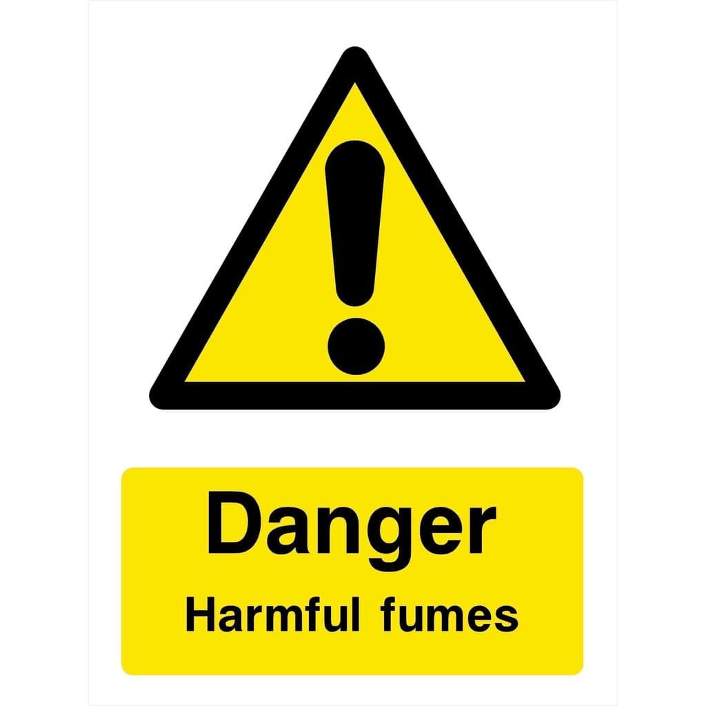 Harmful Fumes Sign - The Sign Shed