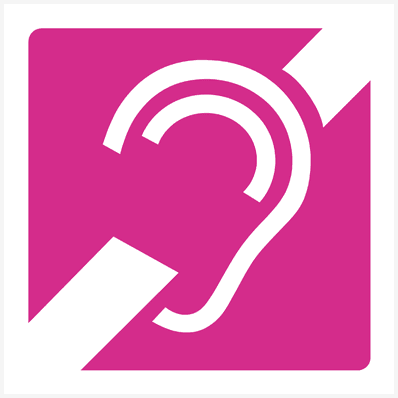 Hearing Impairment Symbol Sign - The Sign Shed