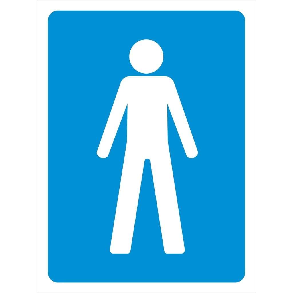 Male Toilet Sign - The Sign Shed