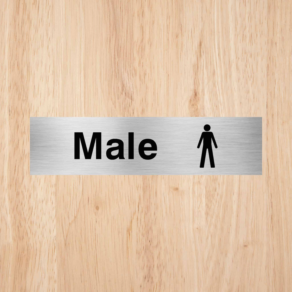 Male Toilet Standard Sign - The Sign Shed