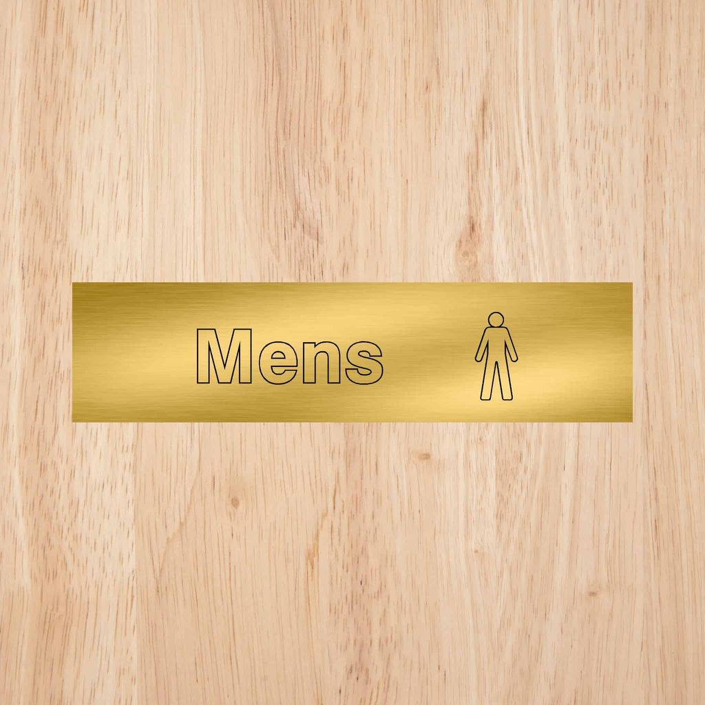 Mens Toilet Standard Sign - The Sign Shed