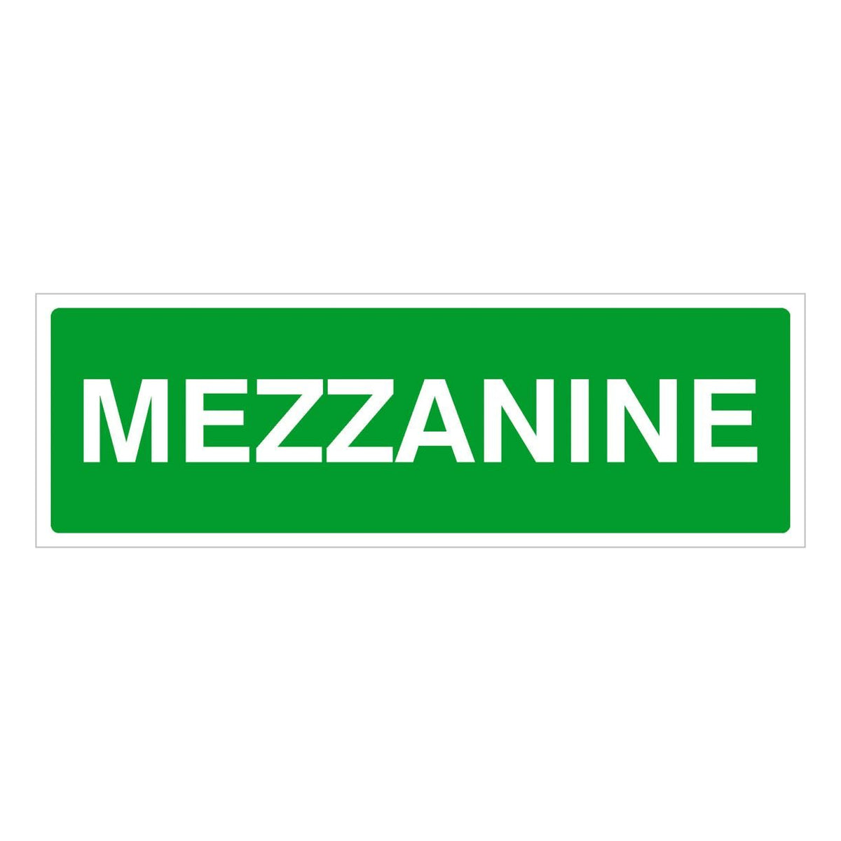 Mezzanine Floor Identification Sign