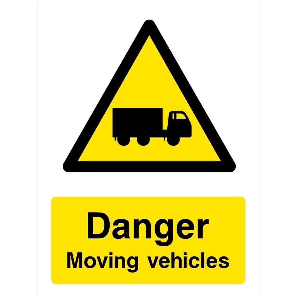 Moving Vehicles Sign - The Sign Shed