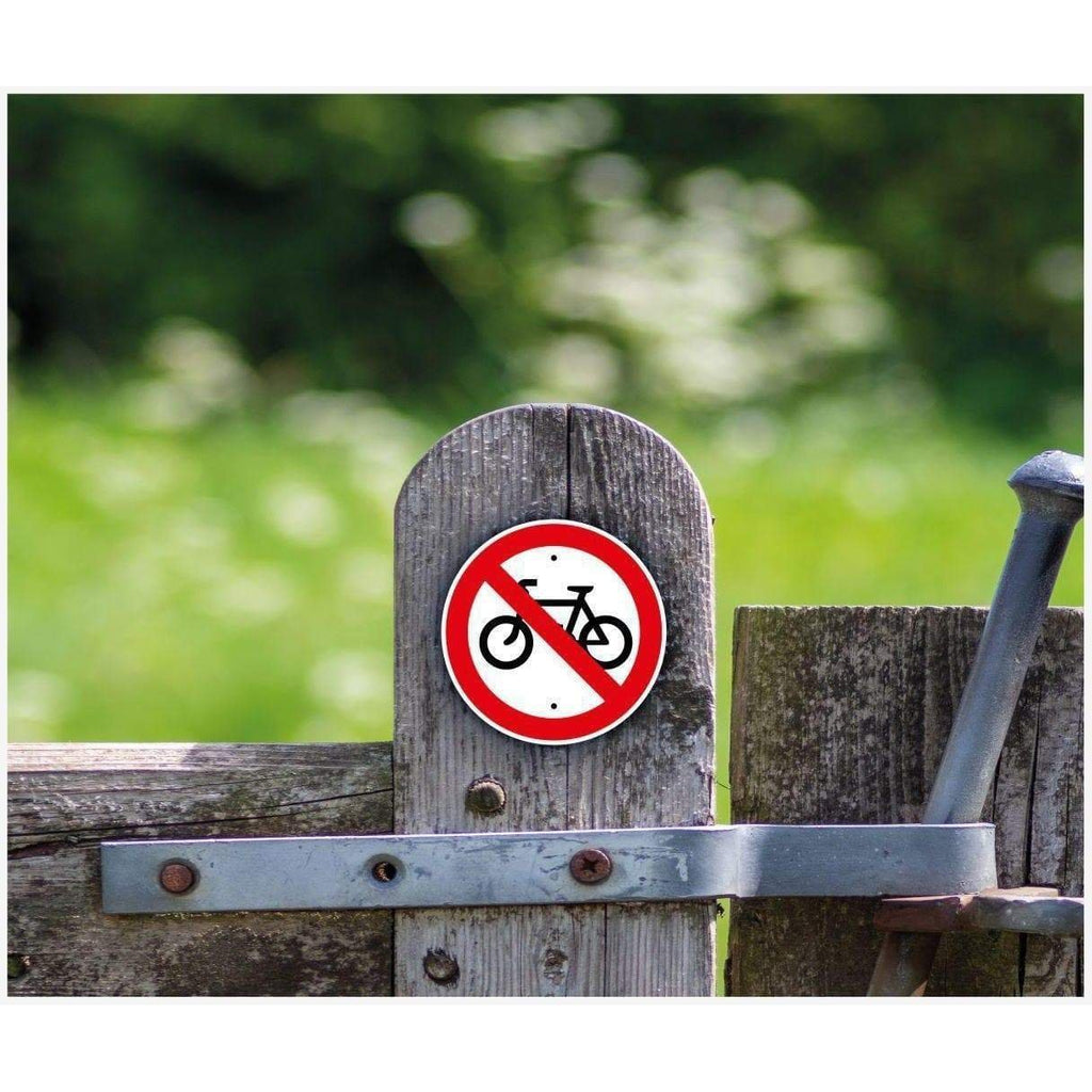 No Cyclists Waymarker sign - The Sign Shed