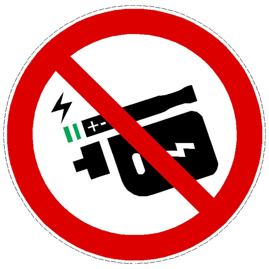 No Vaping or Smoking Sign Symbol - The Sign Shed