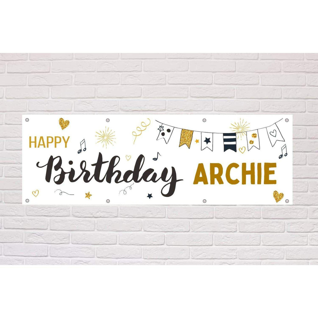 Personalised Birthday Banner - The Sign Shed