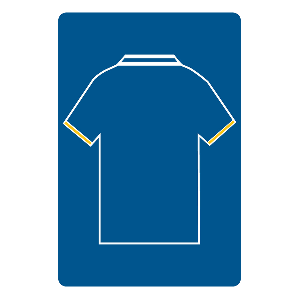 Personalised Football Shirt Sign | All Blue London - The Sign Shed