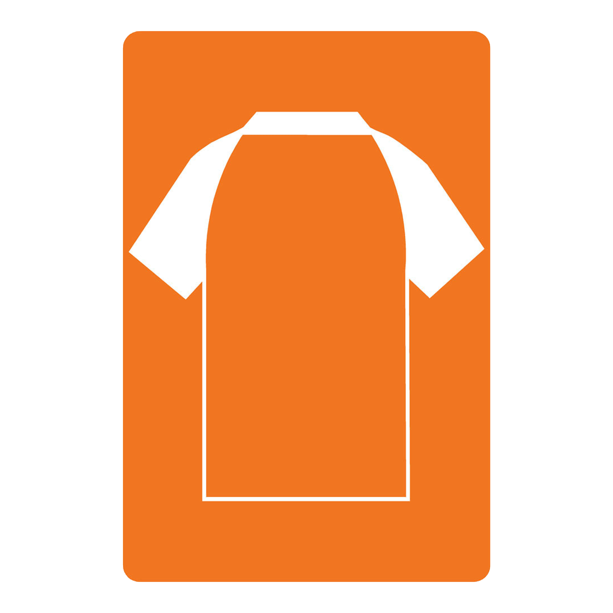 Personalised Football Shirt Sign | Orange and White Sleeve City - The Sign Shed