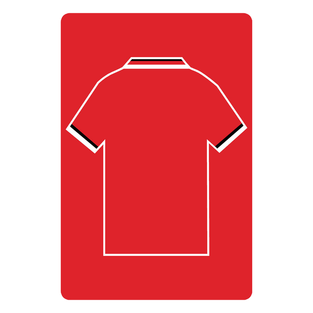 Personalised Football Shirt Sign | Red Tree - The Sign Shed
