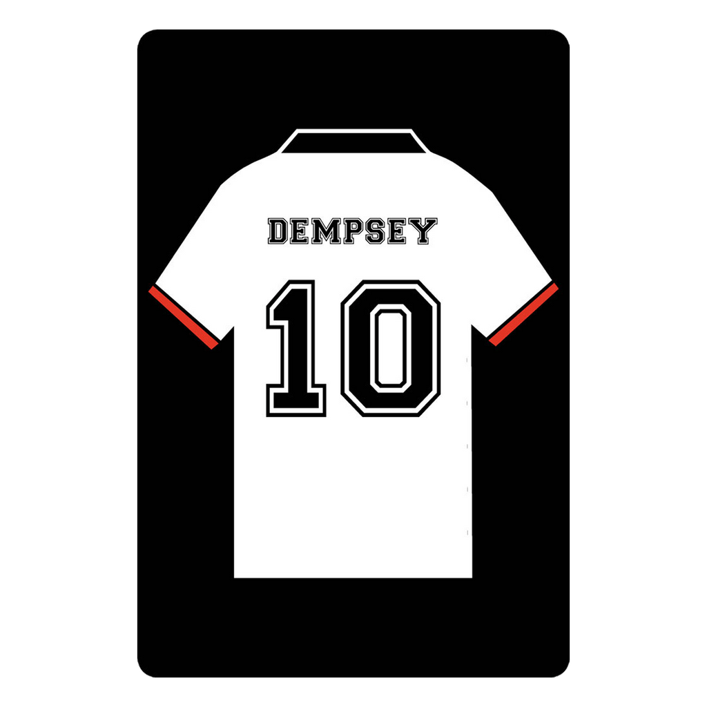 Personalised Football Shirt Sign | White and Black London - The Sign Shed