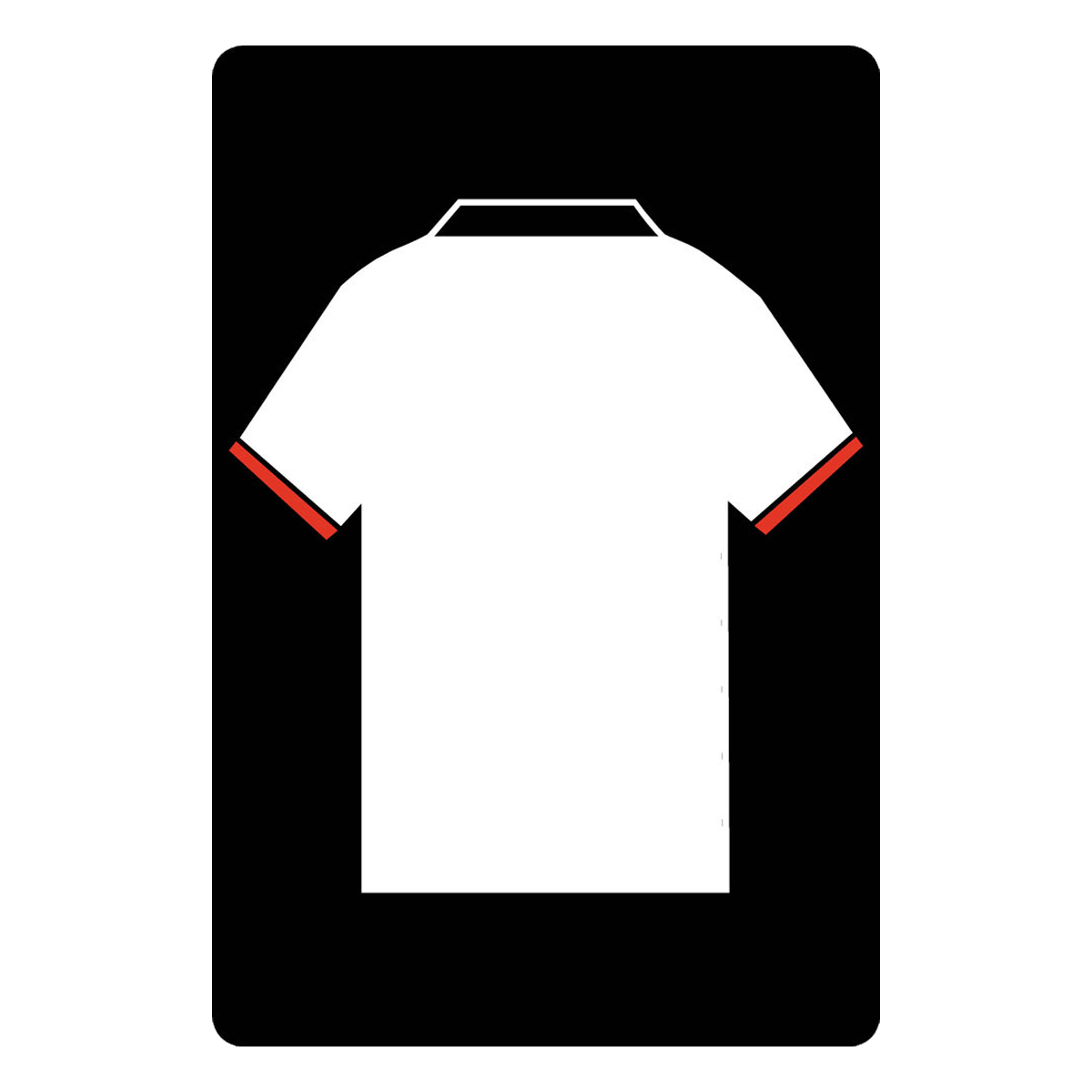 Personalised Football Shirt Sign | White and Black London - The Sign Shed