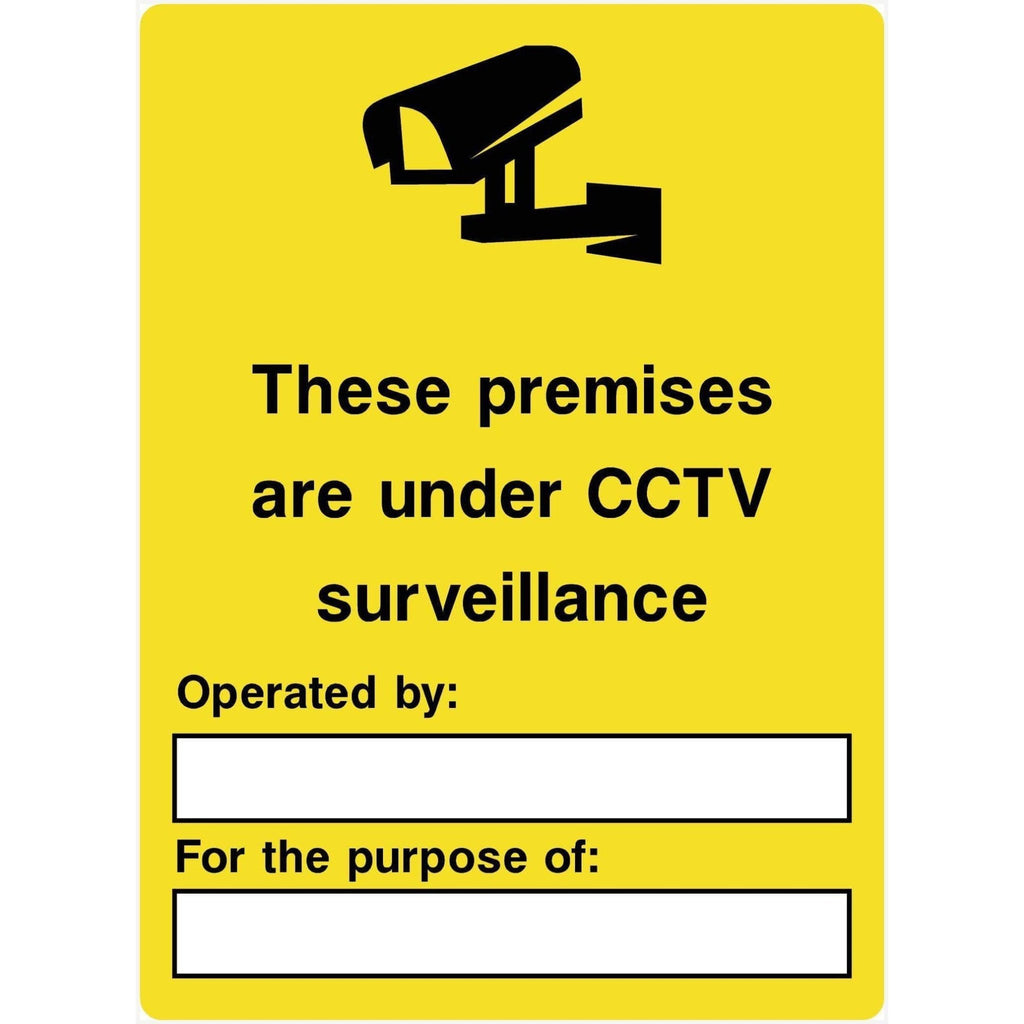 Premises Under CCTV Surveillance Sign - The Sign Shed