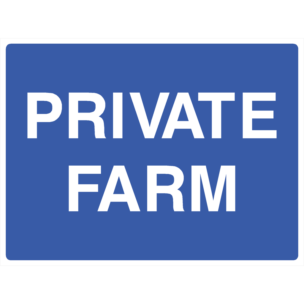 Private Farm Sign - The Sign Shed