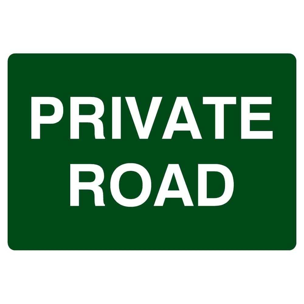 Private Road Sign - The Sign Shed