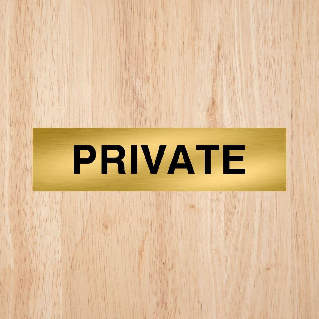 Private Sign Caps - The Sign Shed