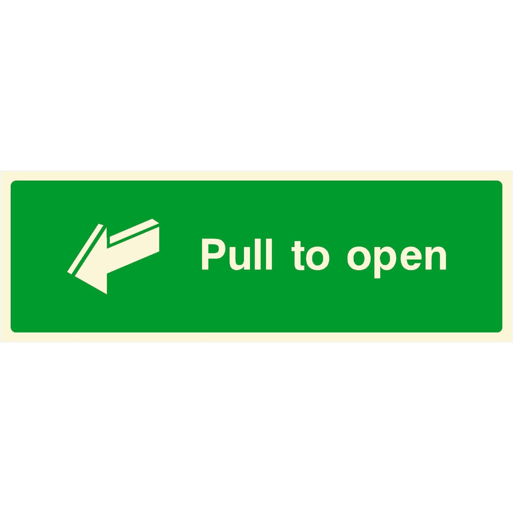 Pull To Open Sign - The Sign Shed