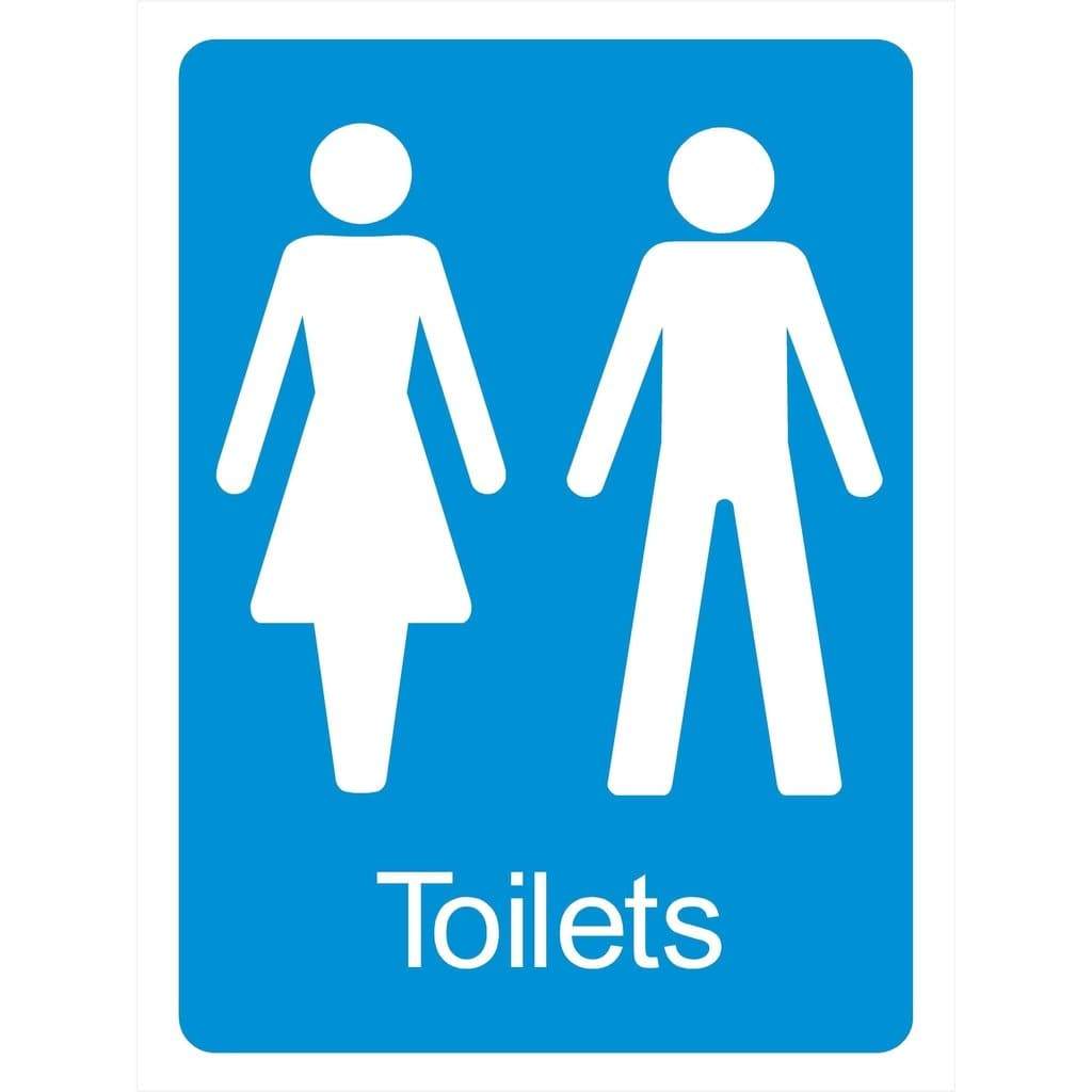 Unisex Toilet Sign - The Sign Shed
