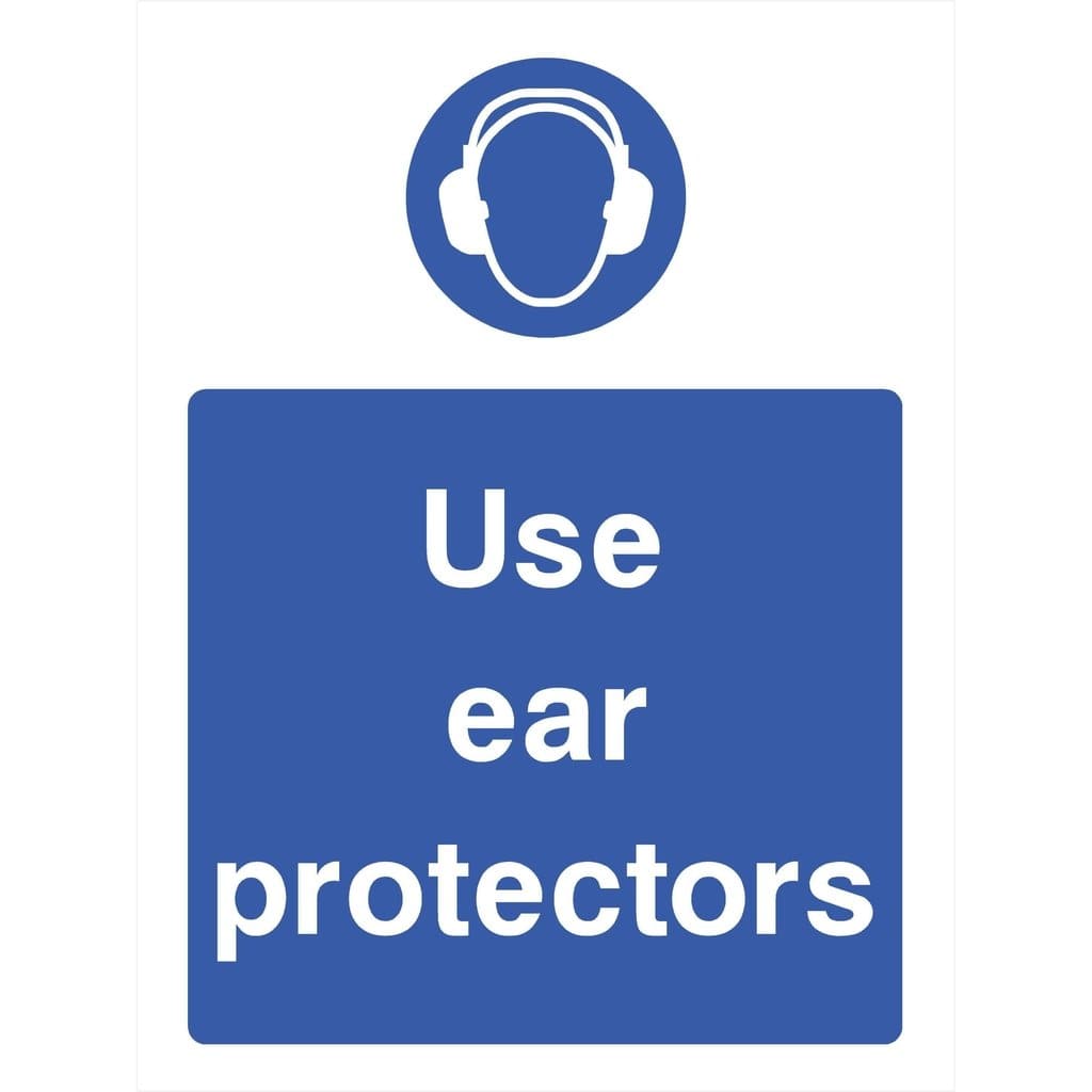 Use Ear Protectors PPE Sign - The Sign Shed
