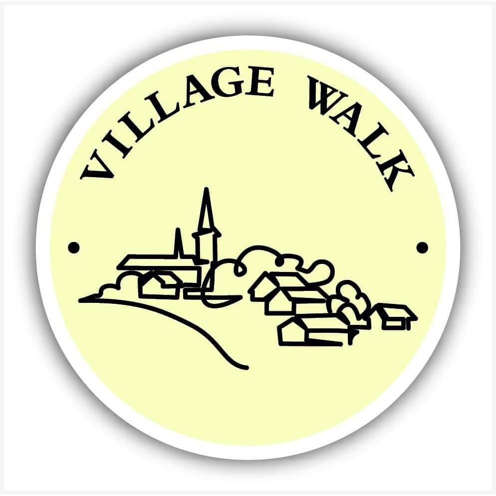 Village Walk Yellow Waymarker sign - The Sign Shed
