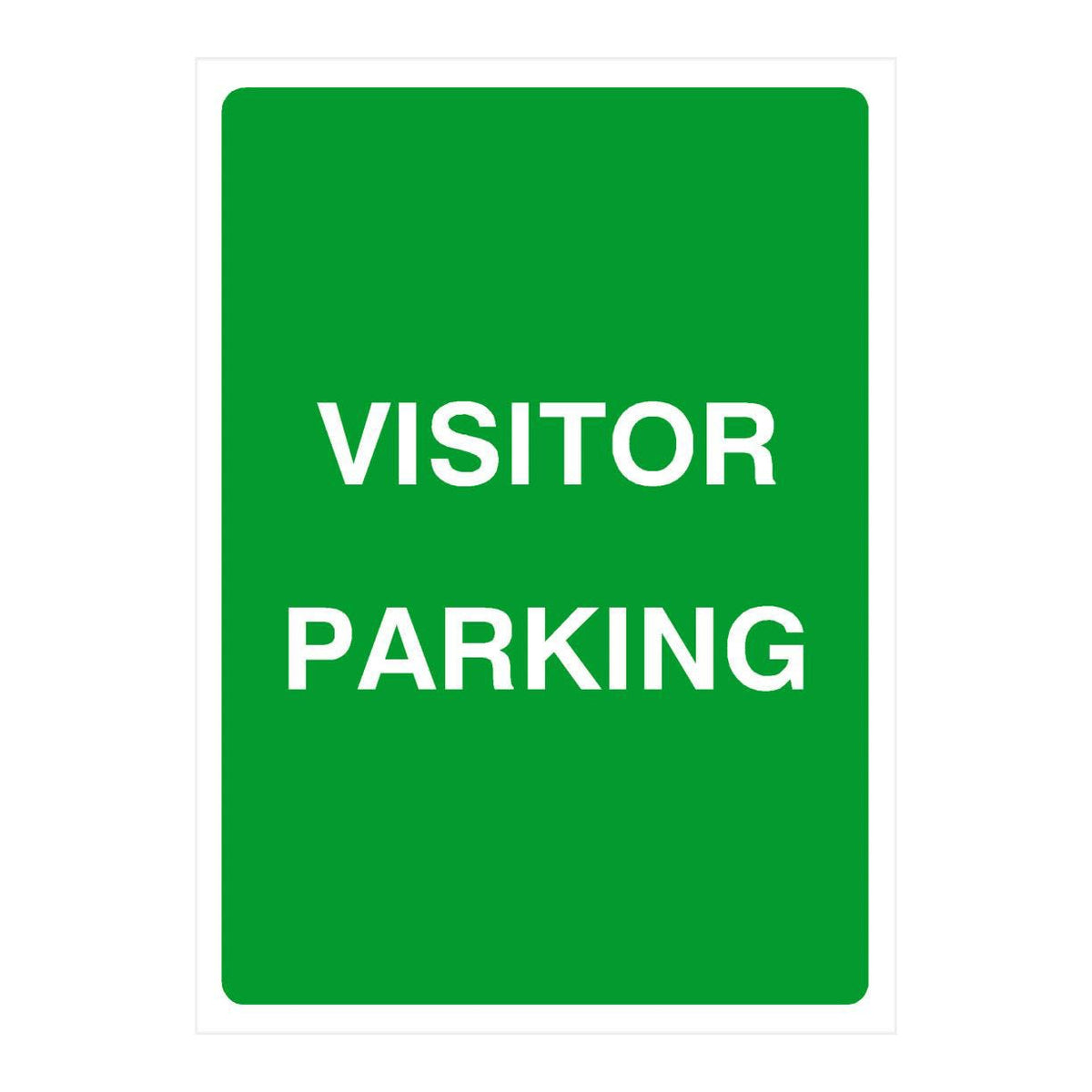Visitor Parking Sign Portrait