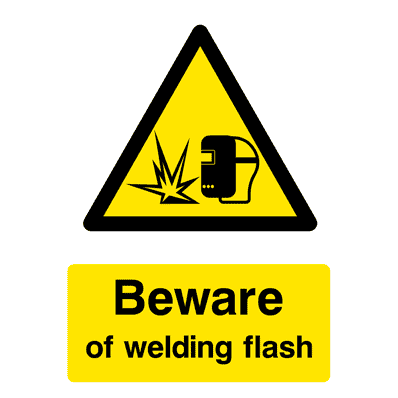 Welding Flash Sign - The Sign Shed